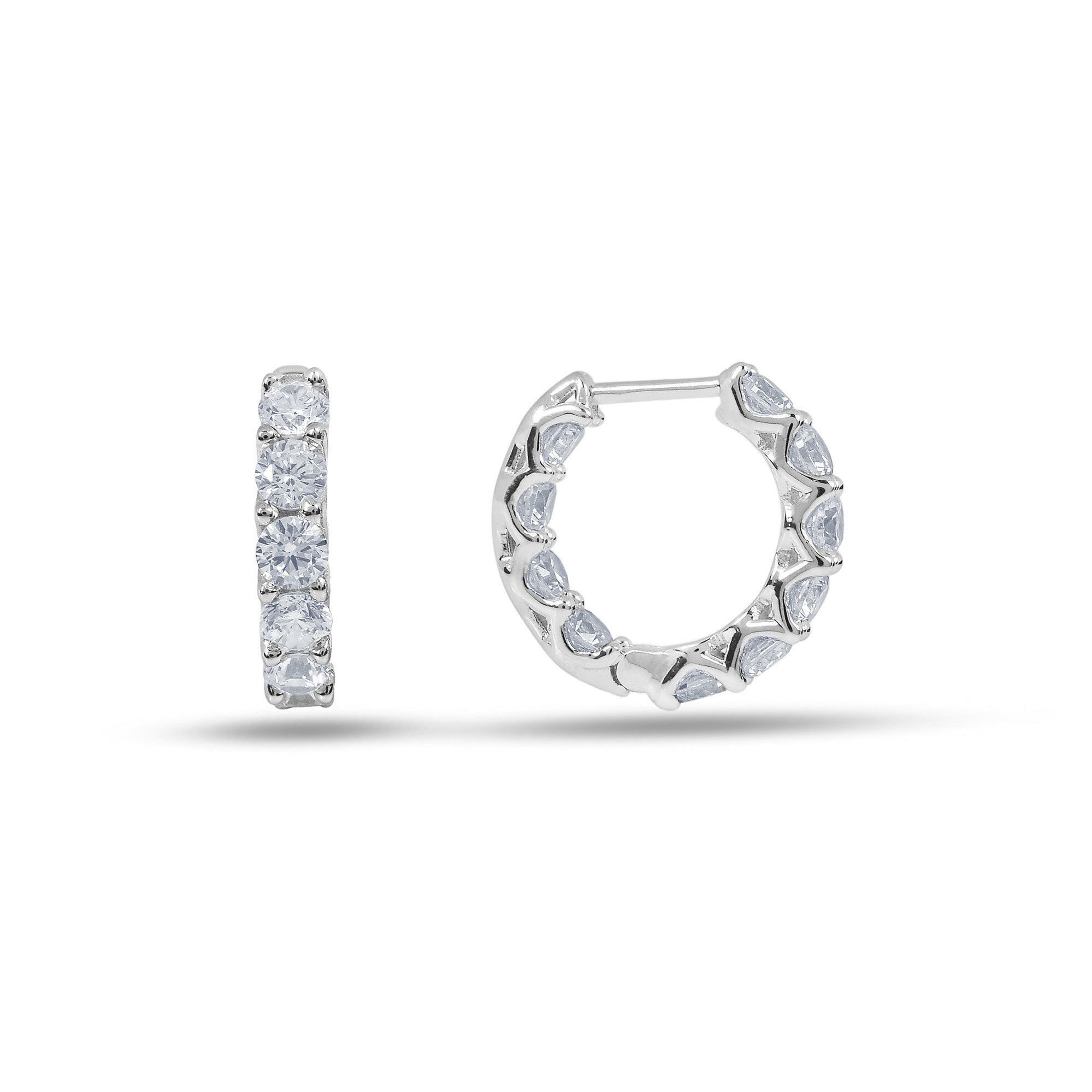 Diamant Inside Out Creolen New York 2ct