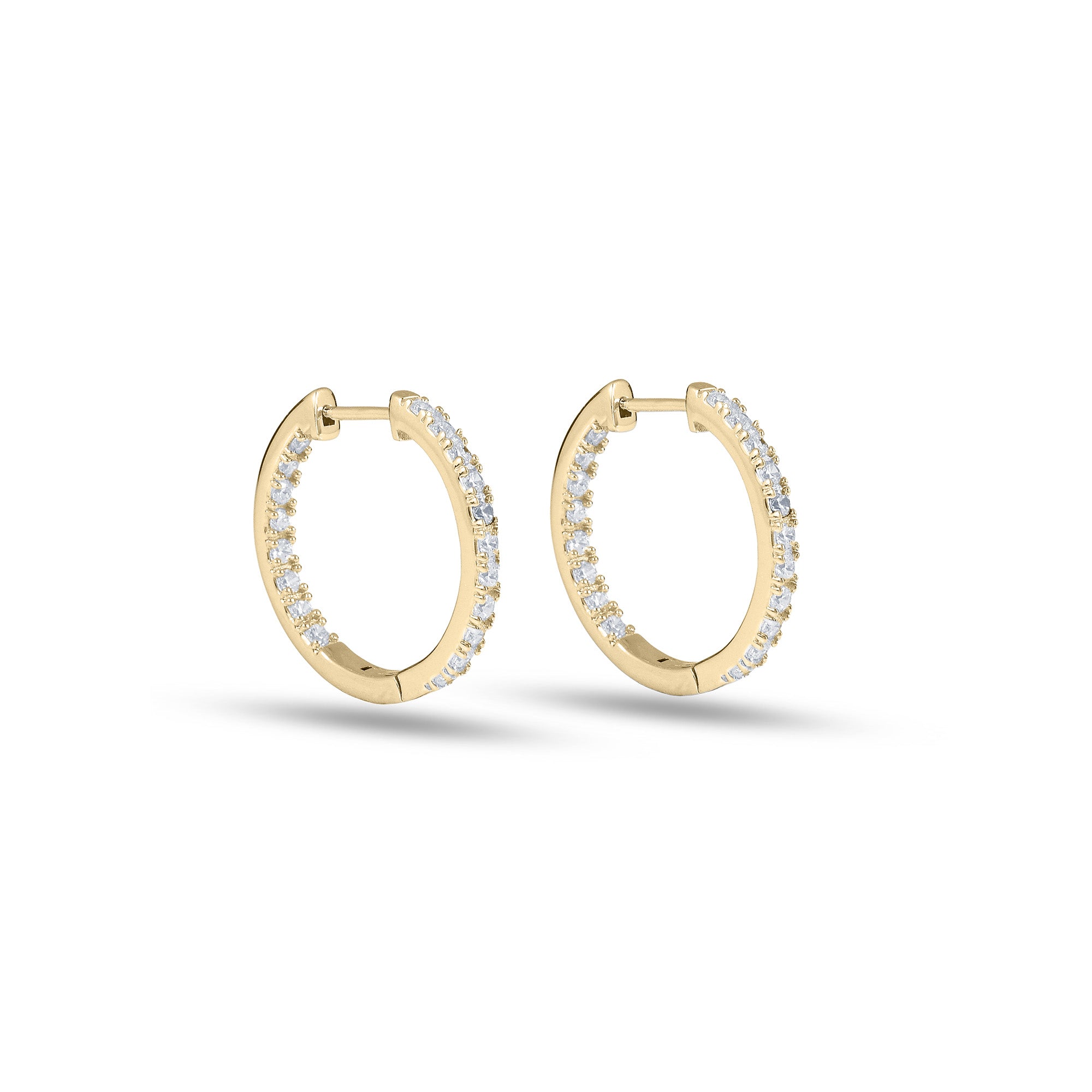 Diamant Inside Out Creolen New York 0,8ct