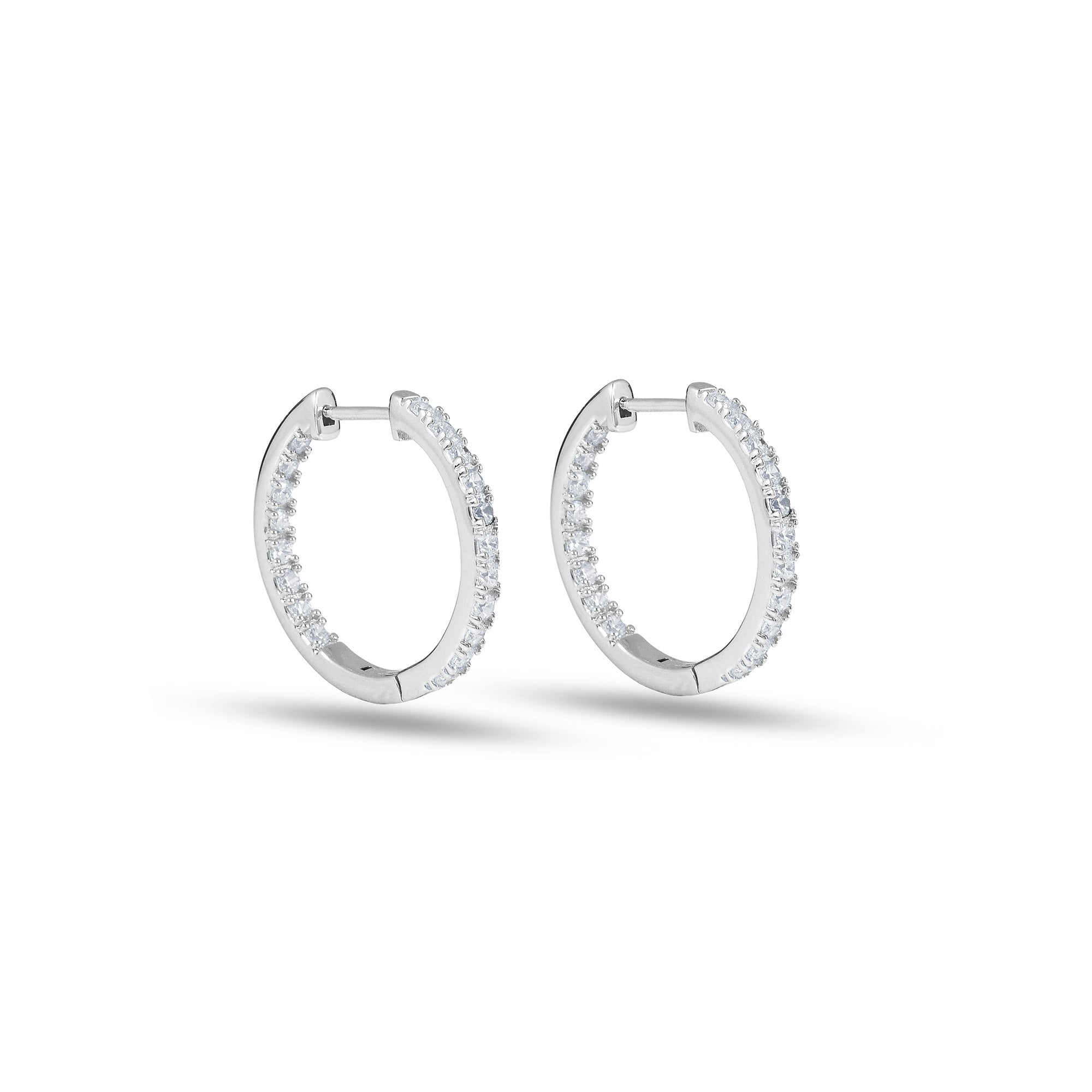 Diamant Inside Out Creolen New York 0,8ct