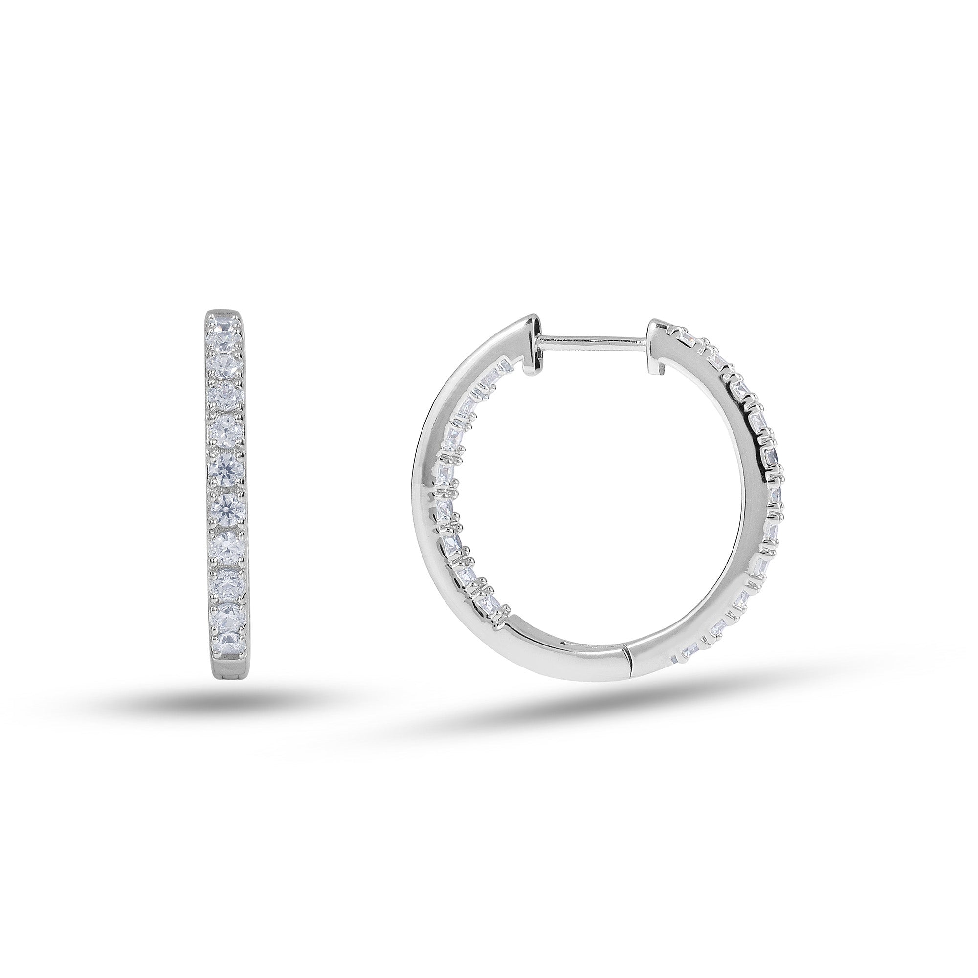 Diamant Inside Out Creolen New York 0,8ct