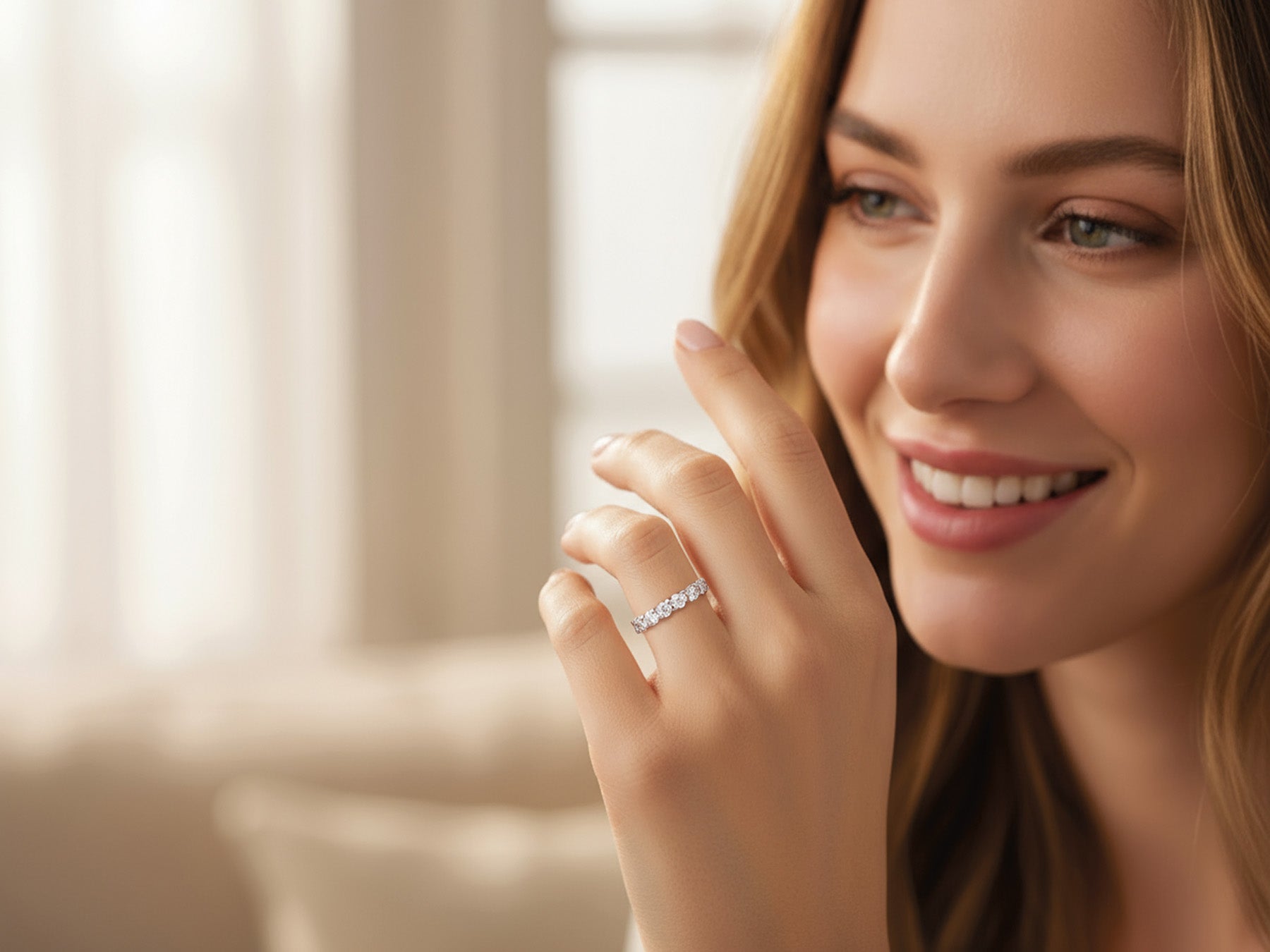 Diamant Eternity Ring New York 2,1ct