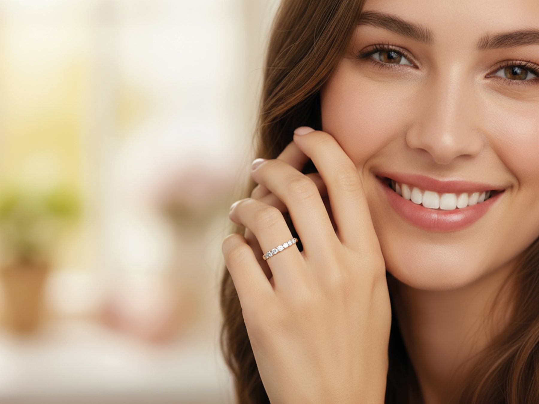 Diamant Halbeternity Ring New York 0,5ct