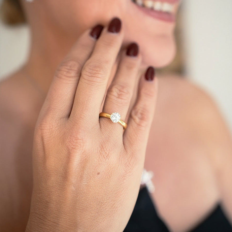 Diamant Solitärring Paris 1ct