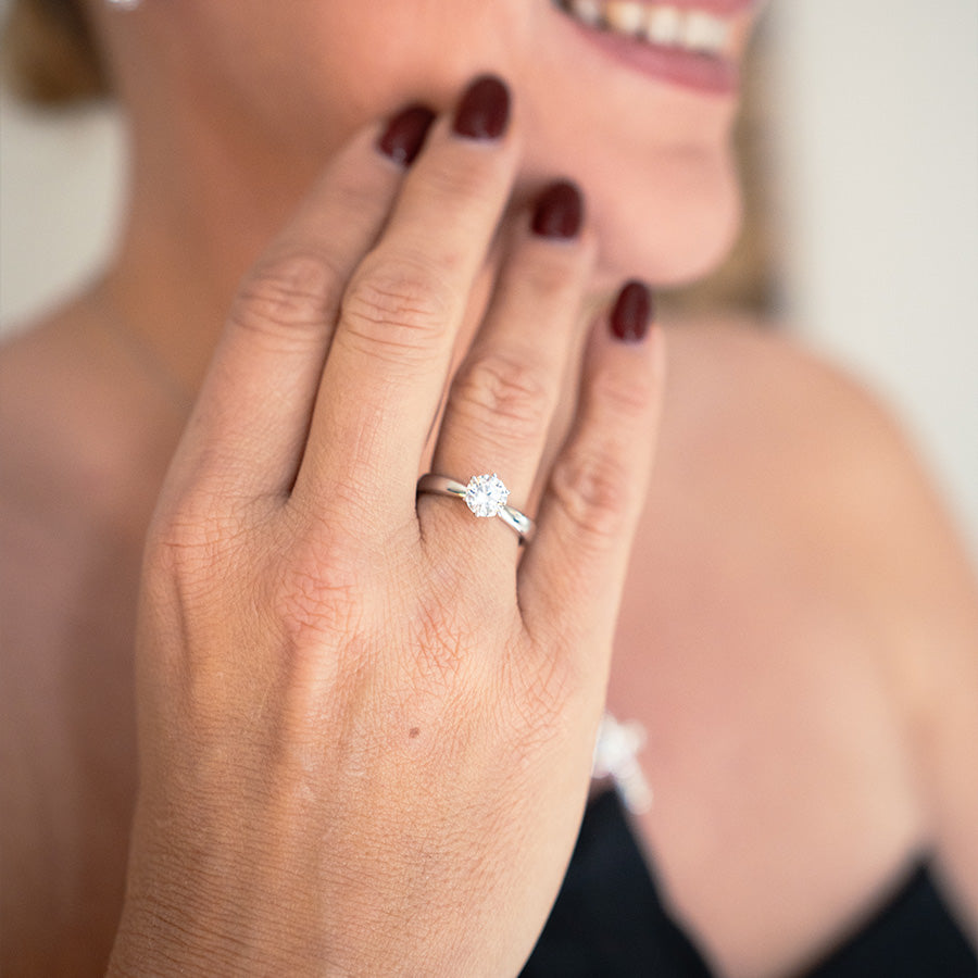 Diamant Solitärring Paris 1ct