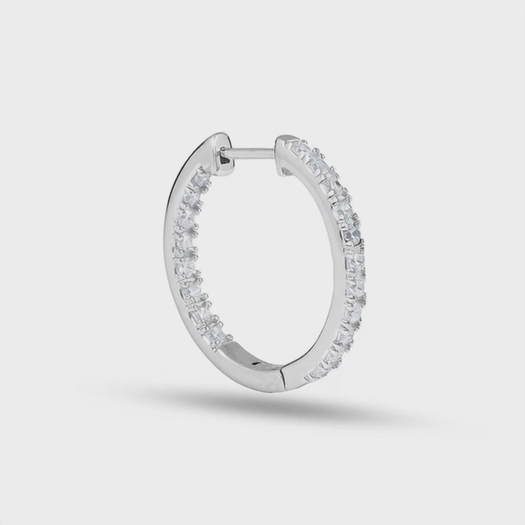 Diamant Inside Out Creolen New York 0,8ct