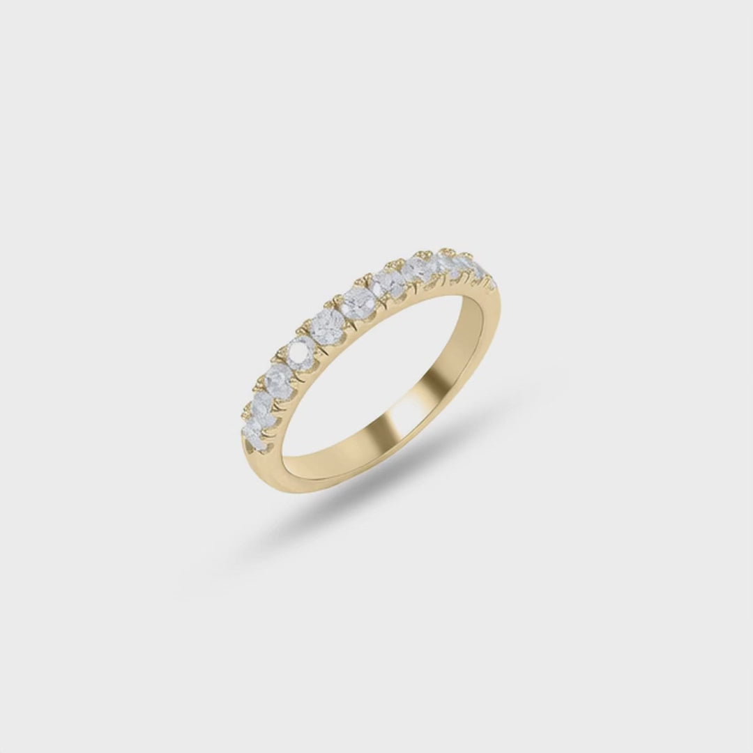 Diamant Halbeternity Ring New York 0,5ct