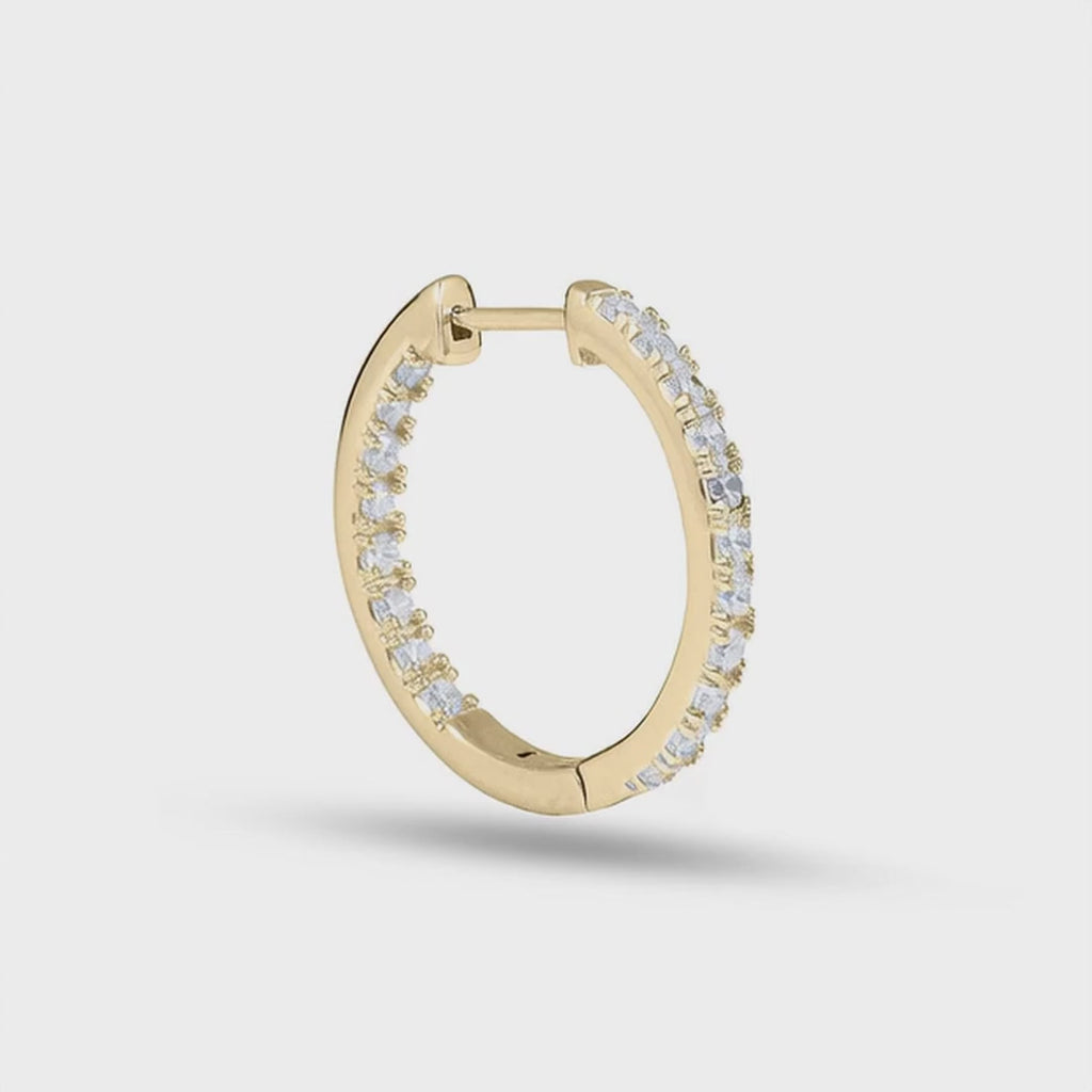 Diamant Inside Out Creolen New York 0,8ct